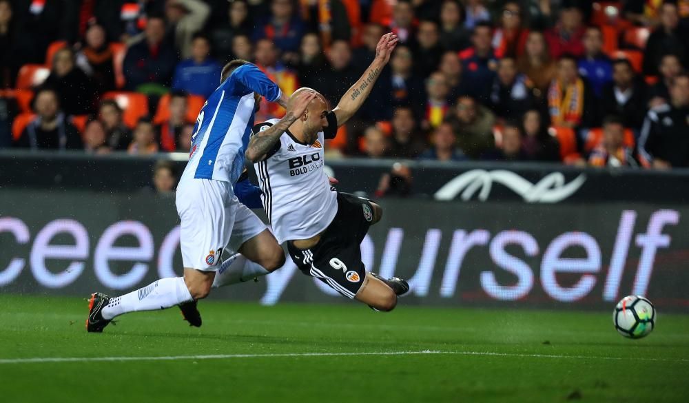 Valencia - Espanyol, en imágenes