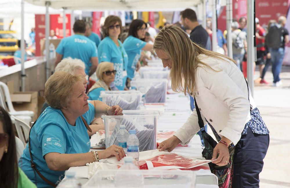 Feria del corredor del mundial de trail en Castelló