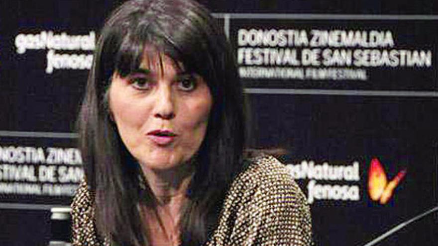María Belón en el Festival de Cine de San Sebastián.