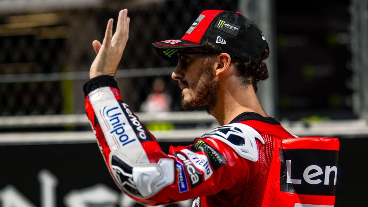 'Pecco' Bagnaia durante el Gran Premio de Catalunya