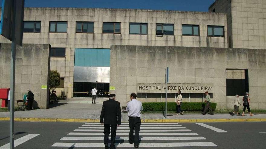 Vista parcial del edificio del Hospital Virxe da Xunqueira de Cee.