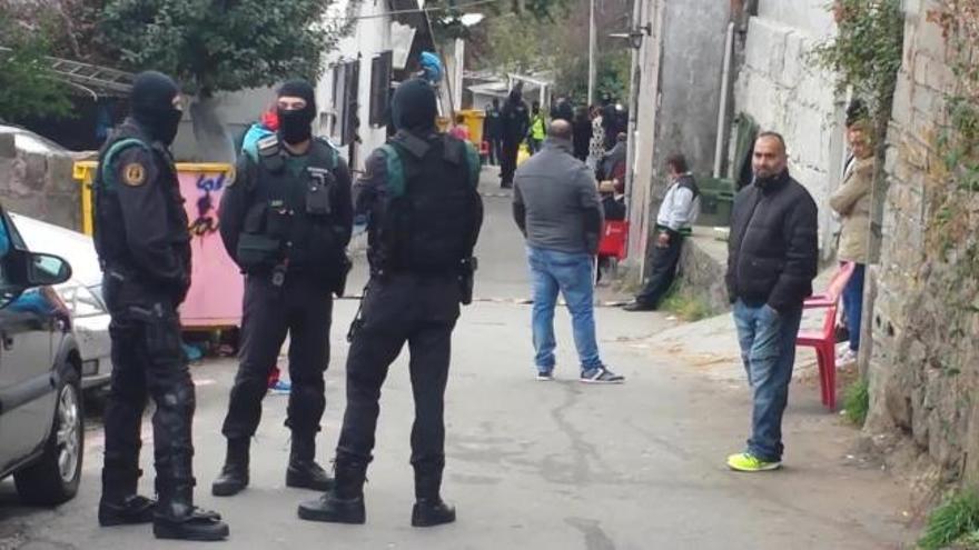 Operación antidroga en O Vao