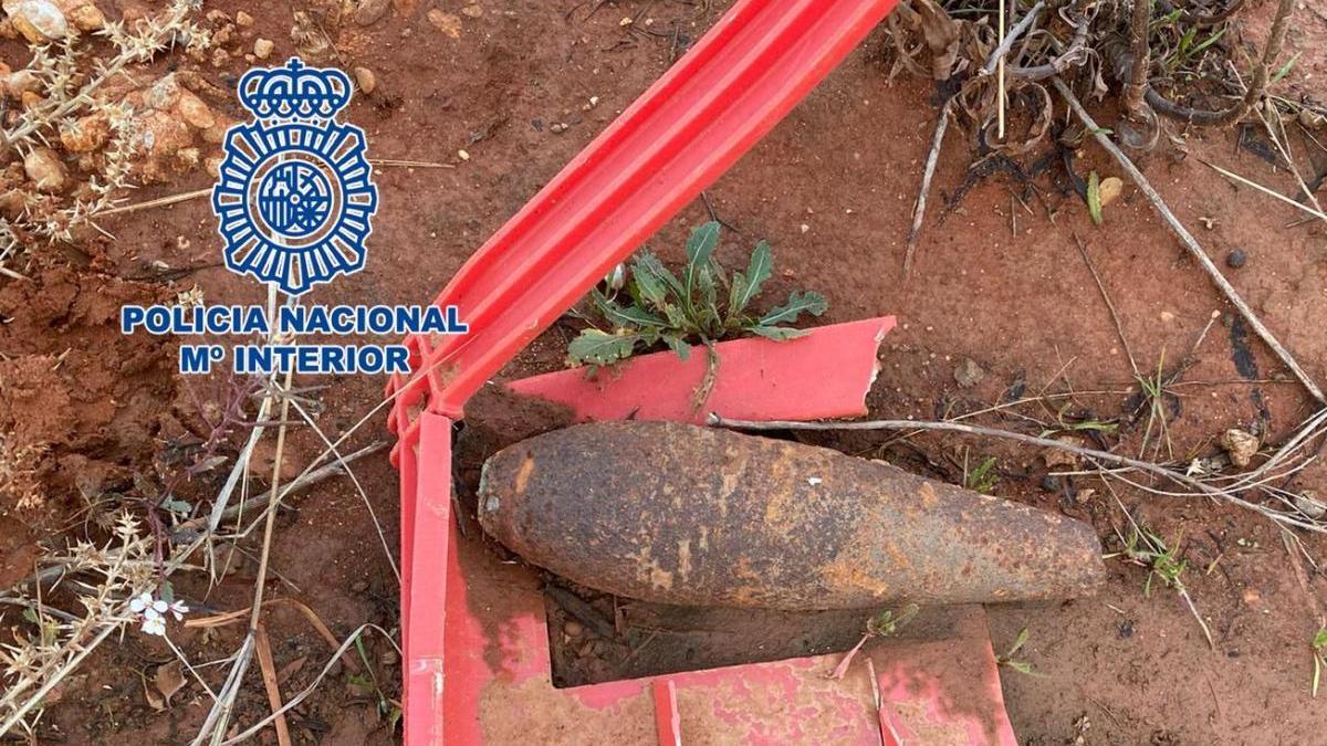 El temporal extrae hachís del mar... y ahora saca a la luz un explosivo de la Guerra Civil en Vila-real