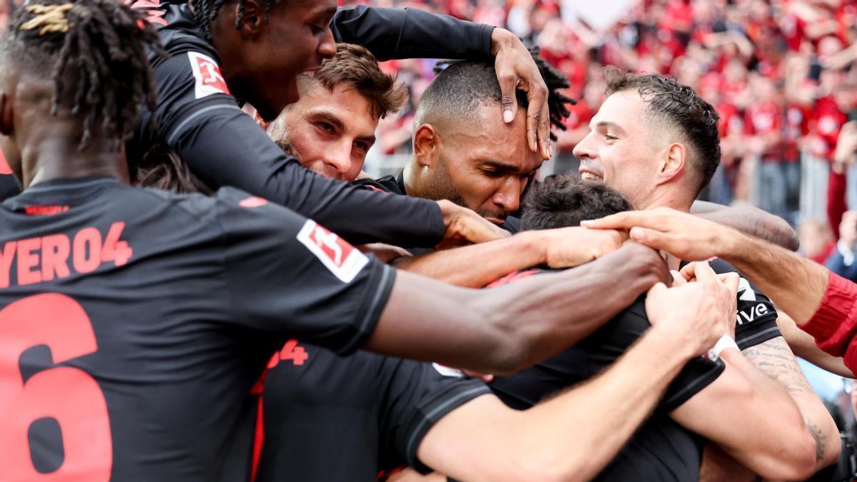 El Bayer Leverkusen celebra el primer campeonato liguero de su historia