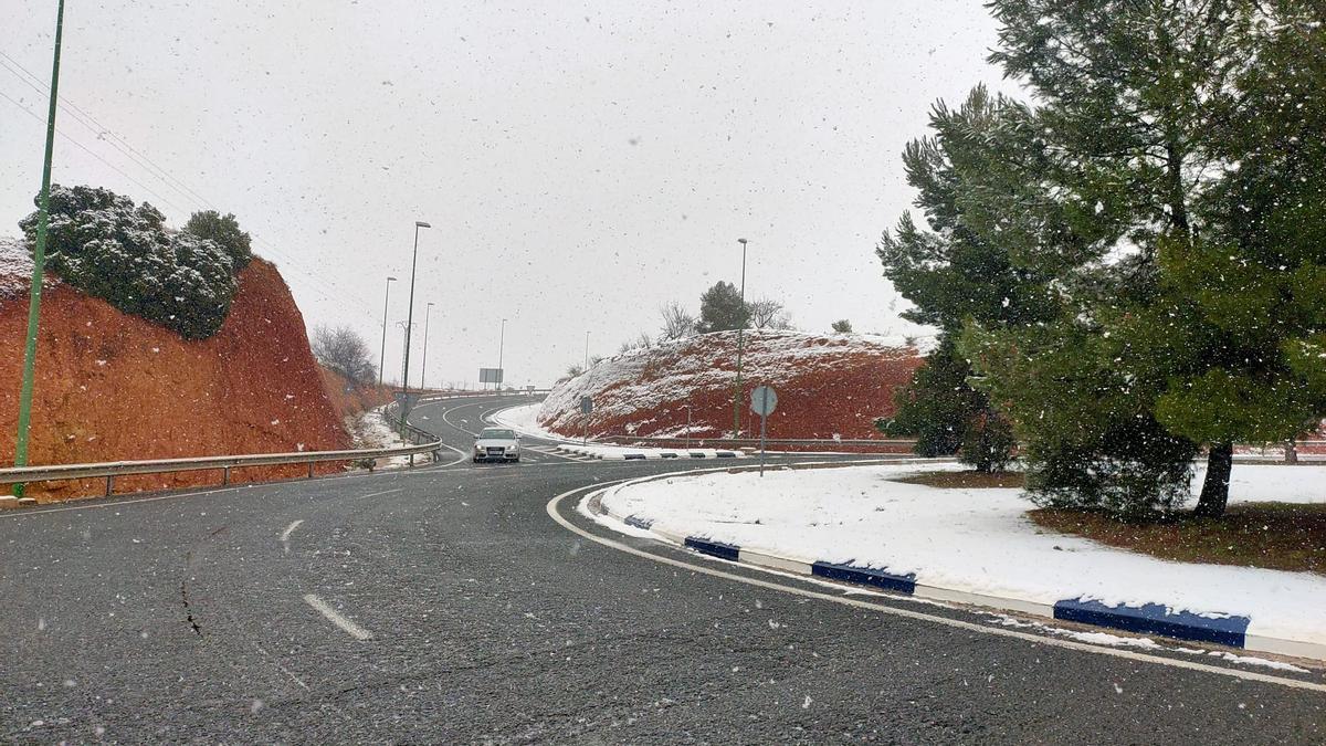 Nieve en Requena y Utiel