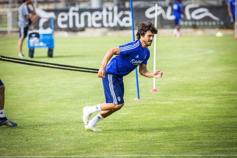 Entrenamiento del Real Zaragoza del 24 de julio