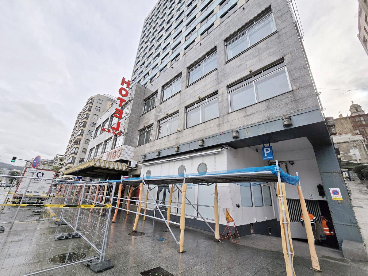 Comienzan las obras en el interior del Hotel Bahía de Vigo