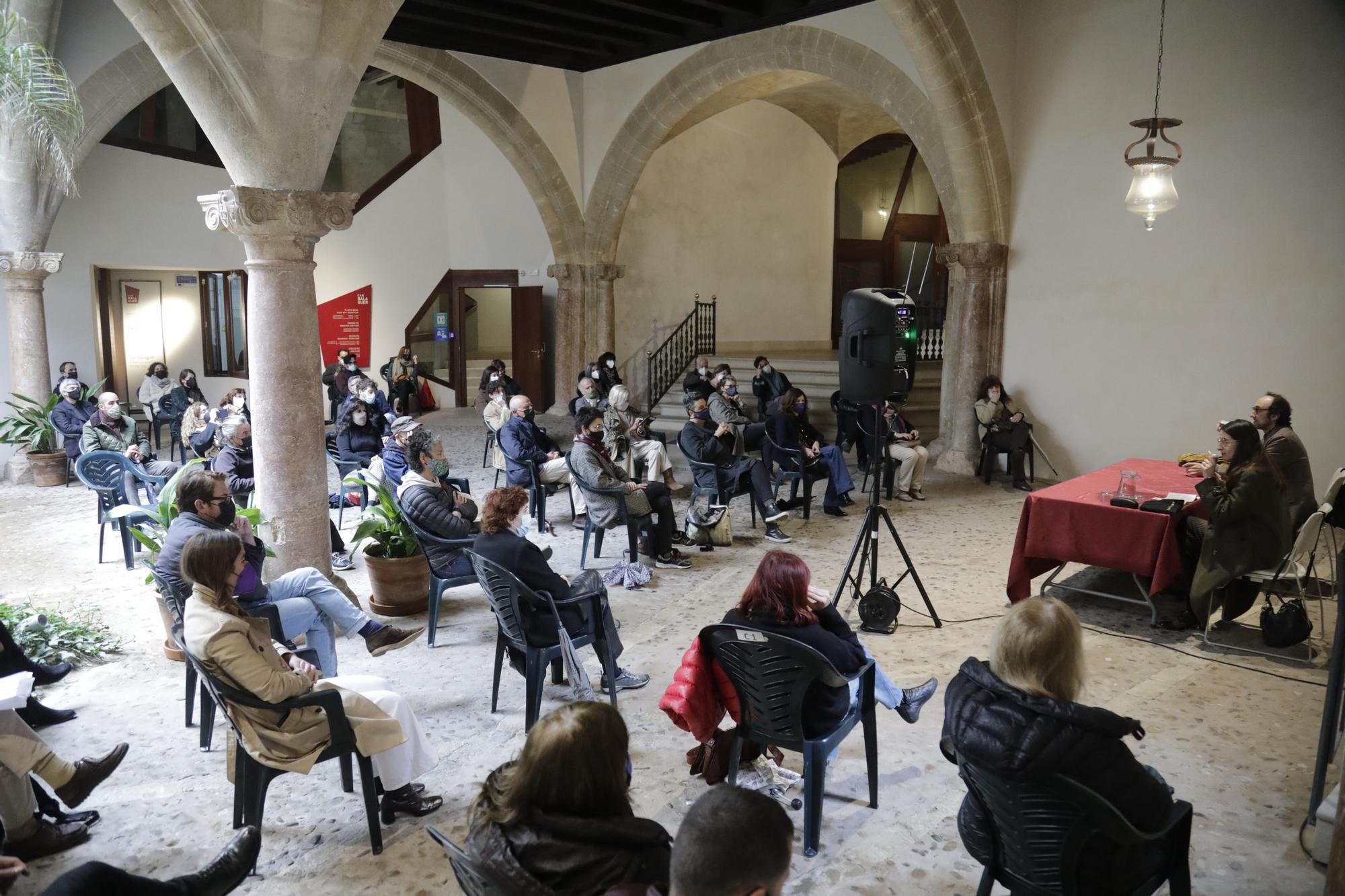 El patio de Can Balaguer, ayer durante la presentación