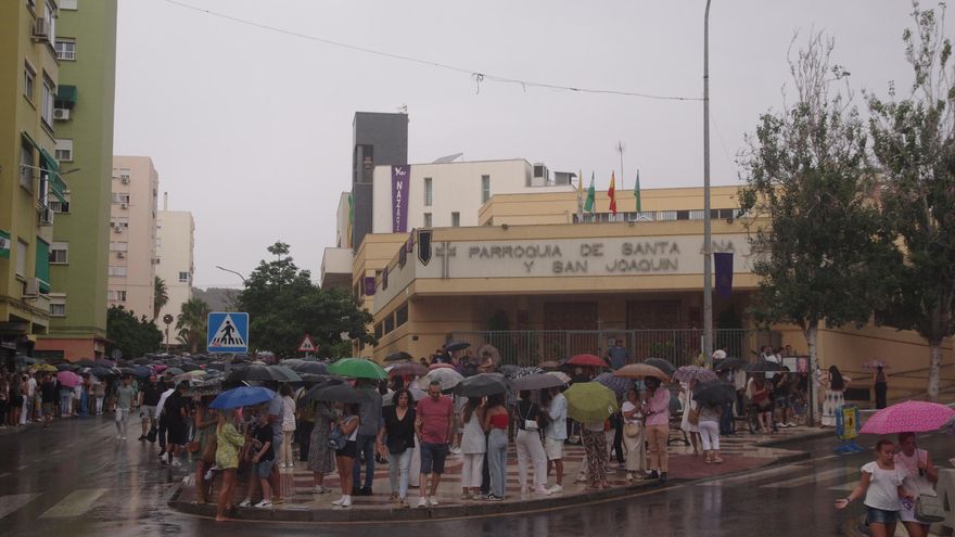 La lluvia obliga a suspender la salida del Nazareno del Perdón
