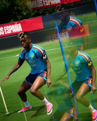La Selección regula fuerzas en Chattanooga: Lamine y Nico se machacan para llegar al debut ante Cabo Verde