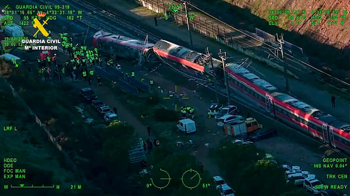 Les imatges de l'accident ferroviari d'Adamauz