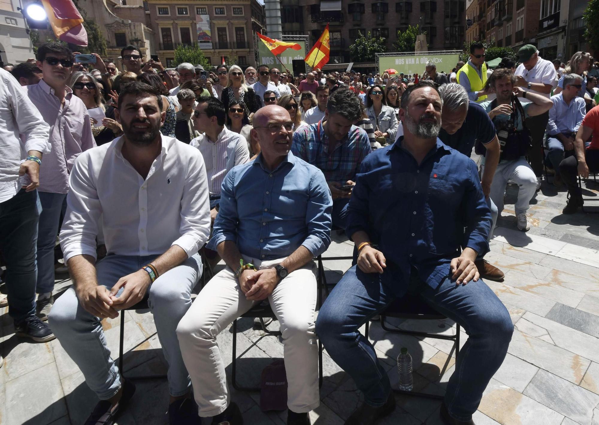 Acto de Santiago Abascal y Jorge Buxadé en Murcia