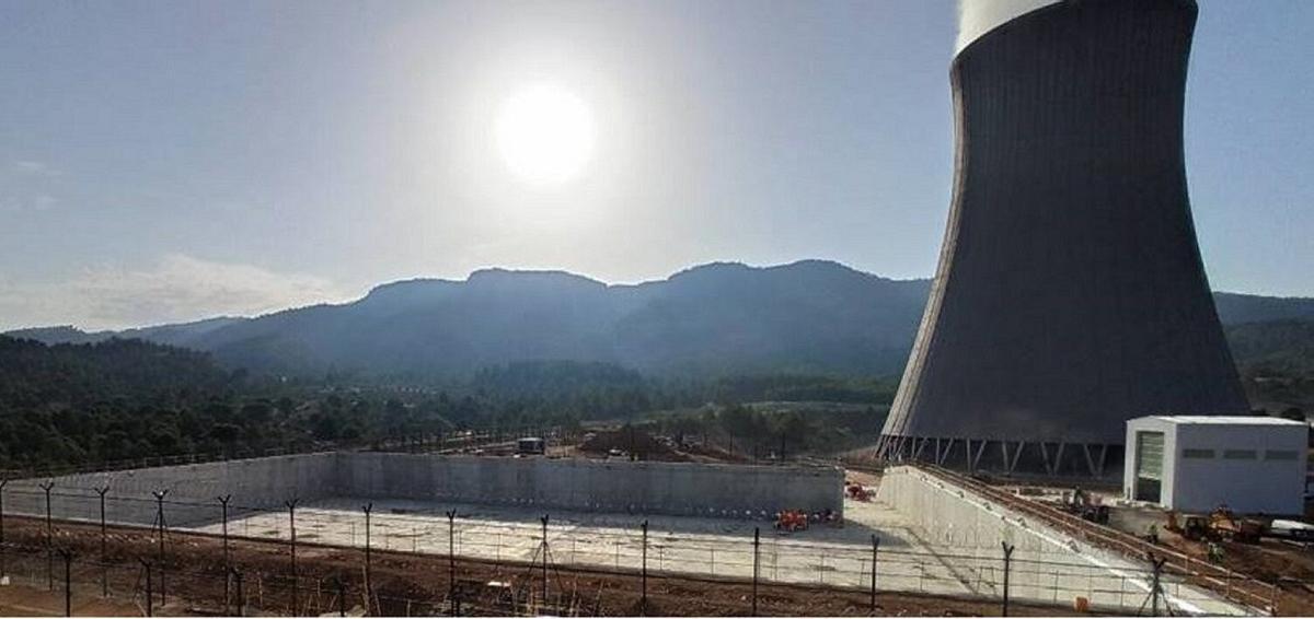 CENTRAL NUCLEAR DE COFRENTES. ZONA DEL ALMACEN TEMPORAL DE URANIO GASTADO. ENERGIA NUCLEAR