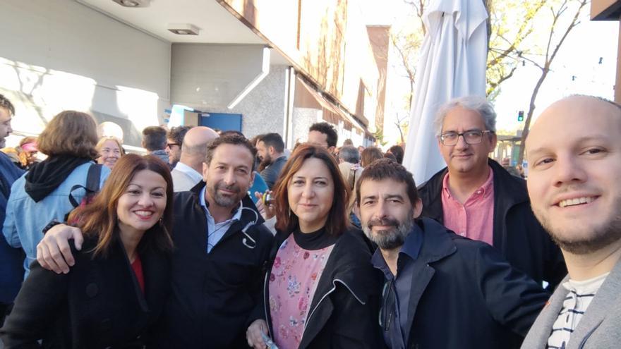 Los políticos de Aragón en el acto de Sumar: &quot;Yolanda es nuestra mejor candidata&quot;