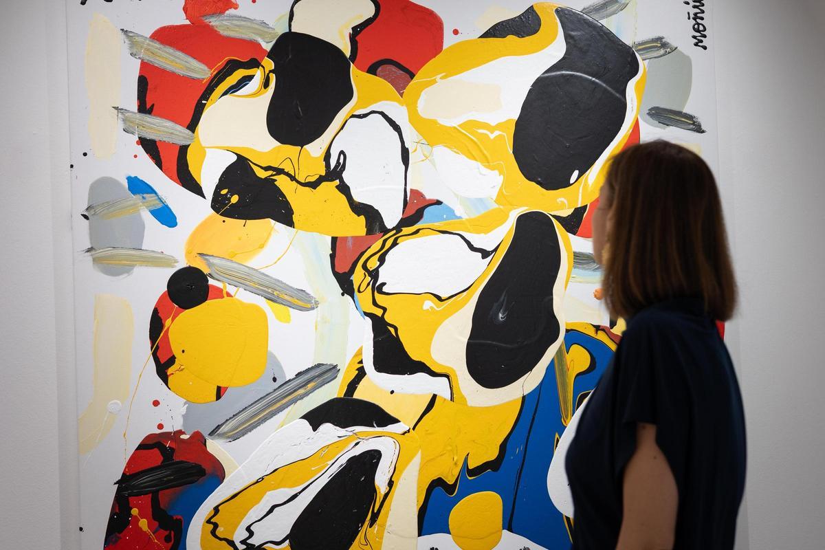 Otra de las obras que puede verse en la galería Olga Julián.