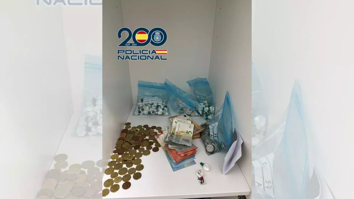 Detenido un traficante que vendía cocaína desde su casa en el centro de Zaragoza