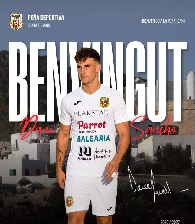 Dani Sancho, nuevo fichaje para reforzar el ataque de la Peña Deportiva
