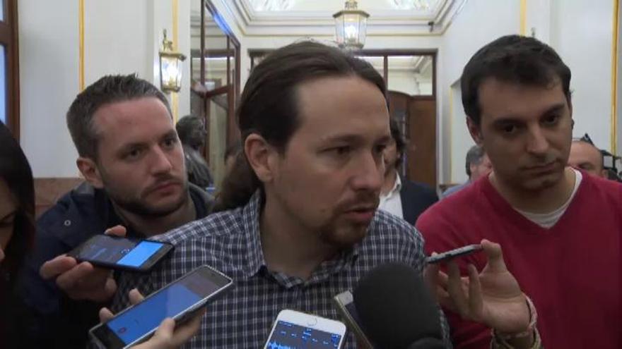 Pablo Iglesias niega amenazas de Podemos a la prensa