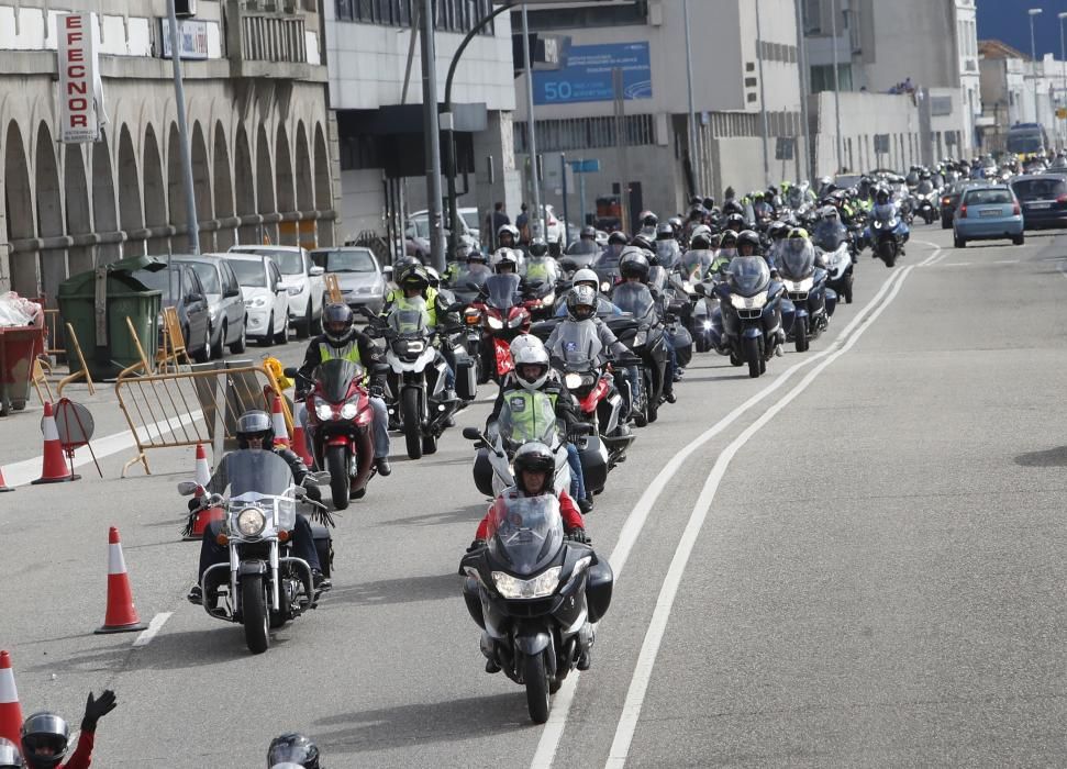 Concentración Motera Motopolis 2018 en Vigo: las motos de los agentes rugen en la ciuda