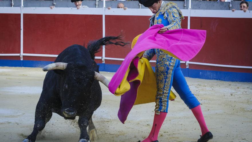 Miguel Ángel Silva se llevó dos trofeos en su primer astado.