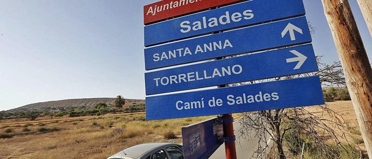 La pedanía de Santa Anna, donde se ubicará el nuevo camping de Elche.