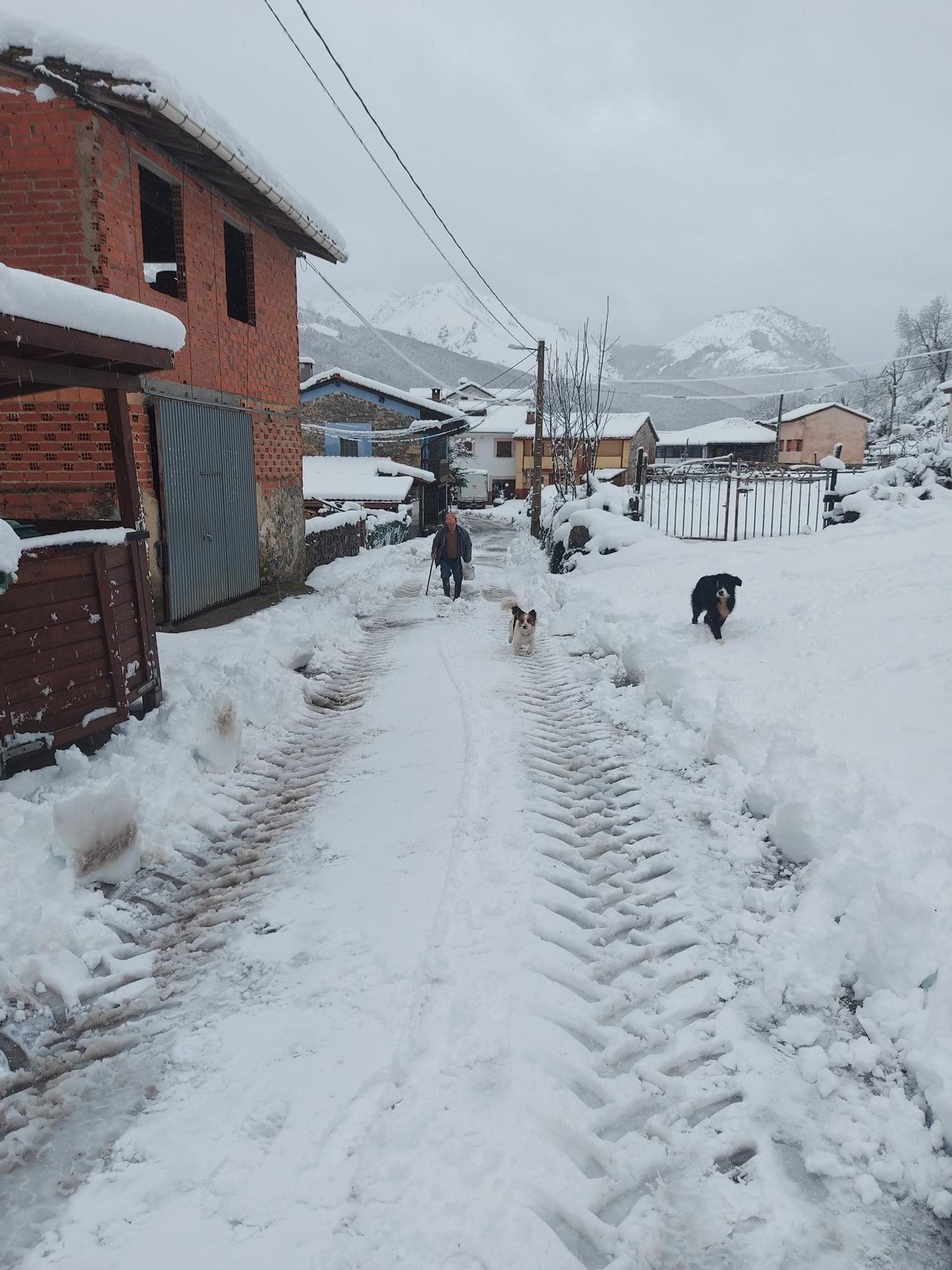 Así se lucha contra el temporal en Caso