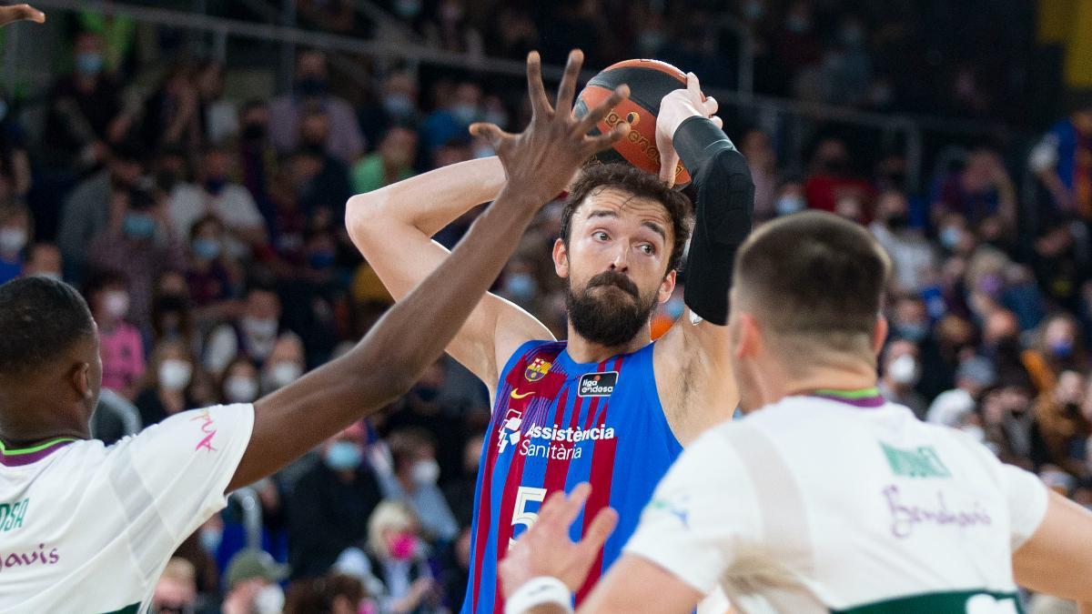 Sertaç Sanli, en la derrota ante Unicaja