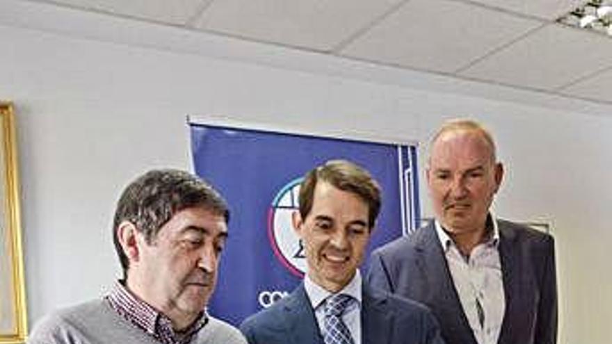 Julio Fernández, Adolfo Martínez y David Vivas.