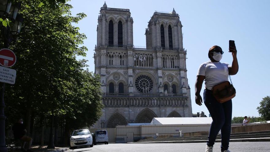 Aspecto actual de la catedral de Notre Dame