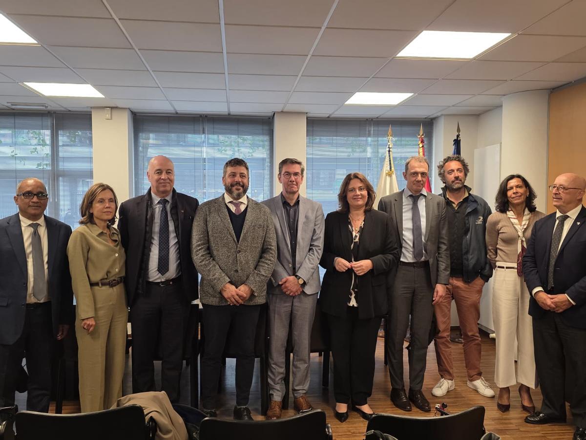 La presidenta de la Autoridad Portuaria tras la reunión con la Dirección General de Asuntos Marítimos y Pesca de la Comisión Europea,