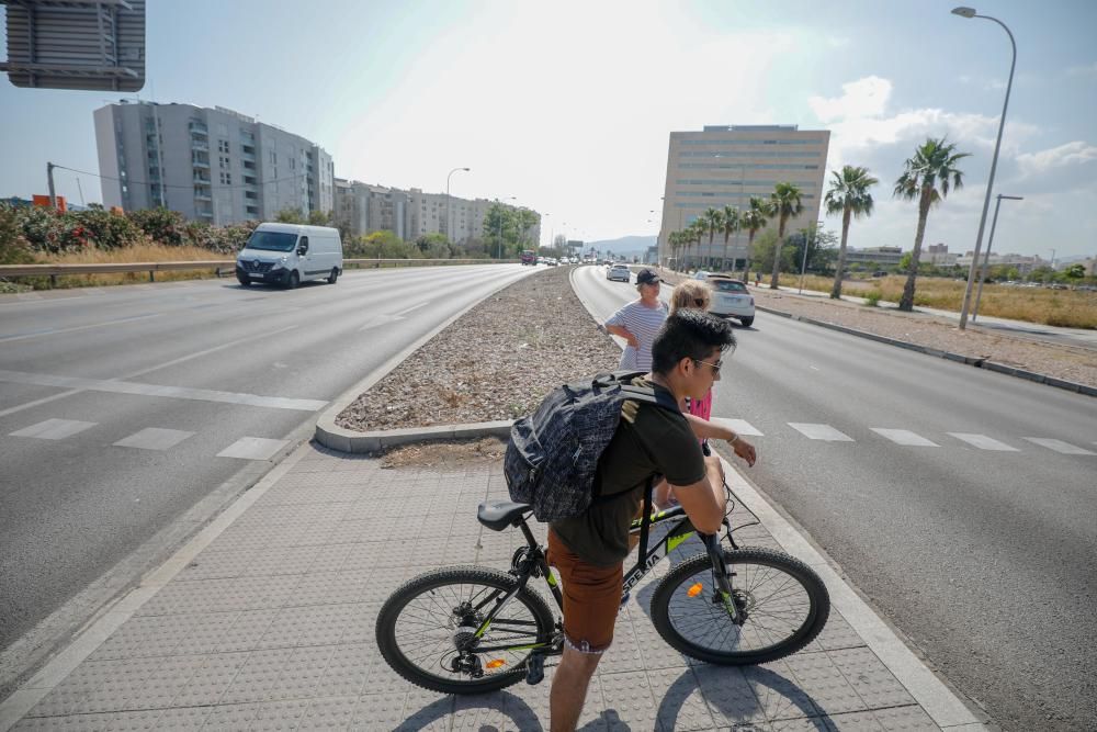 Empiezan las obras que convertirán la autopista de Llevant en vía urbana