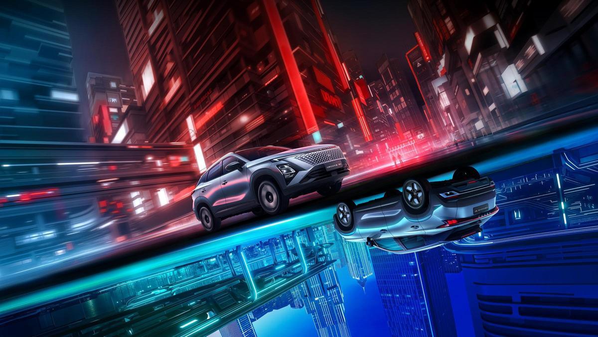 El OMODA 5 SHS-H, primer SUV híbrido de la marca con etiqueta ECO, simboliza la entrada de OMODA en una nueva era de eficiencia, estilo y rendimiento.