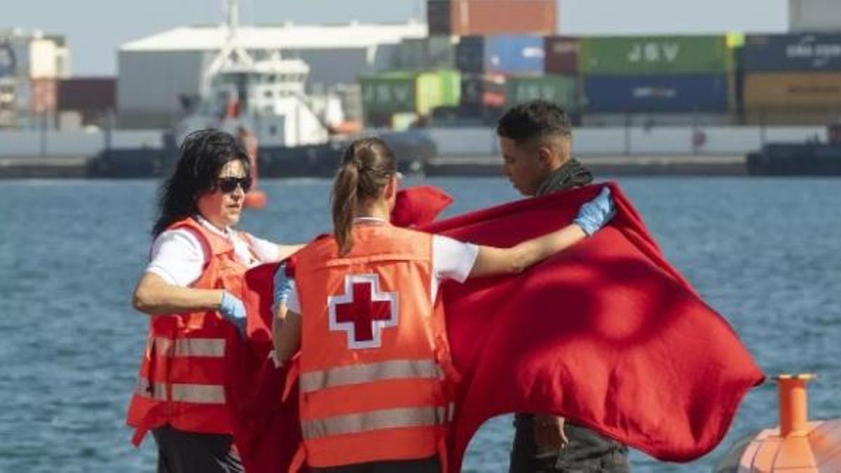 Un menor migrante llegado a la isla de Lanzarote.