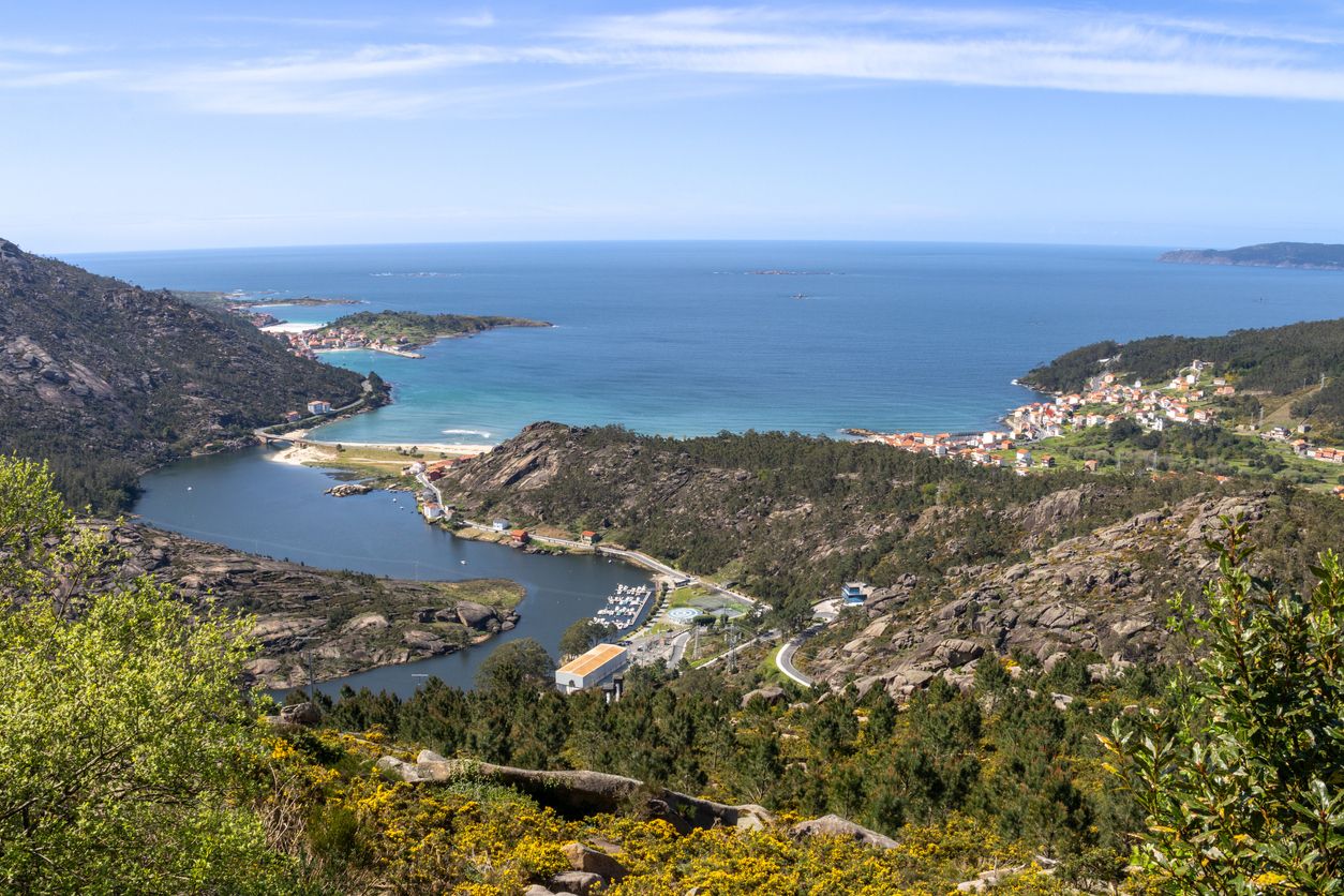 El mirador de Ézaro ofrece una panorámica deslumbrante del Atlántico