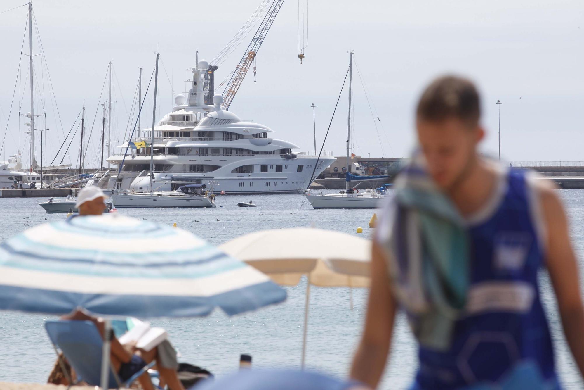 El «Valerie» ucraïnès, al port de Palamos