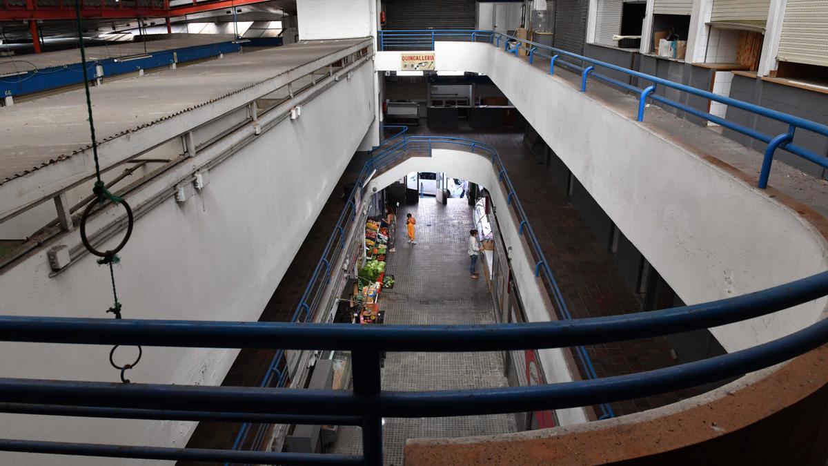 Mercado de Santa Lucía, antes del cierre,