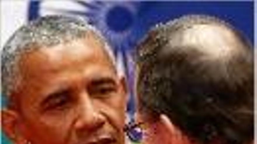 Obama i Rajoy, en plena conversa.