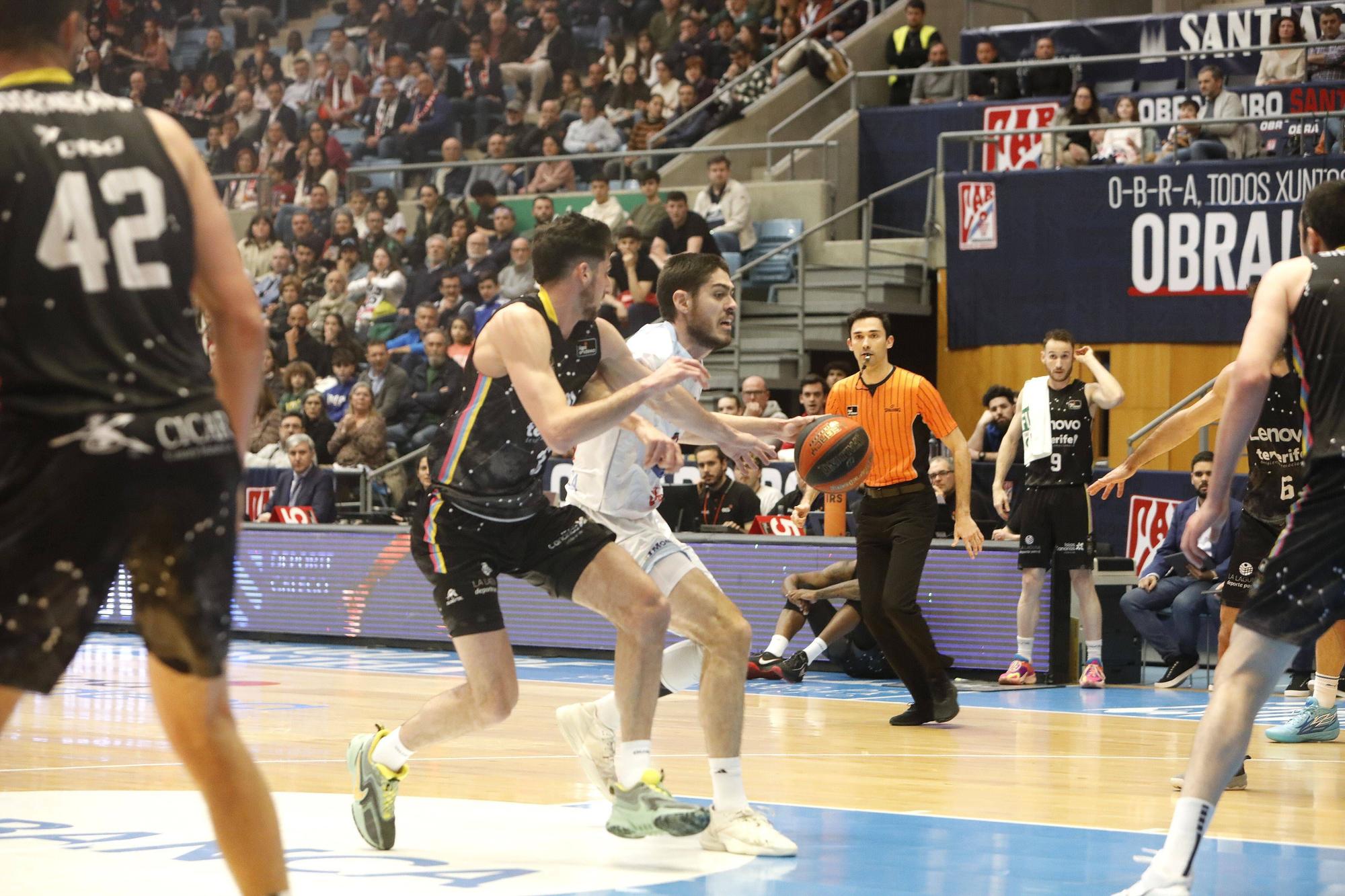 Las imágenes del partido Monbus Obradoiro vs Lenovo Tenerife