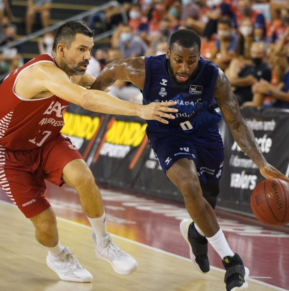 Imagen de la semifinal de la Lliga Catalana