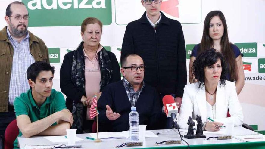 Los candidatos por Adeiza a las Cortes regionales.