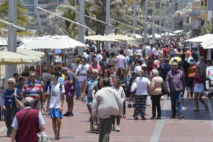 26-05-2019 LAS PALMAS DE GRAN CANARIA. Playa de Las Canteras  | 26/05/2019 | Fotógrafo: Andrés Cruz