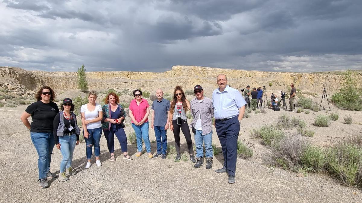 La Aragón Film Commission ha visitado hoy el rodaje en la provincia de Teruel.