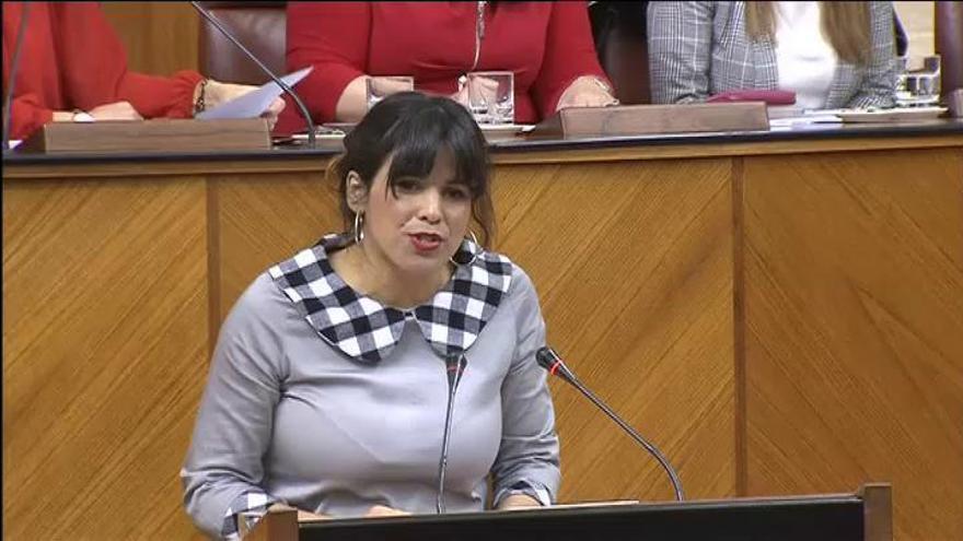 Teresa Rodríguez: &quot;Van a ser un Gobierno de corbatas muy grandes sobre corazones muy pequeños&quot;
