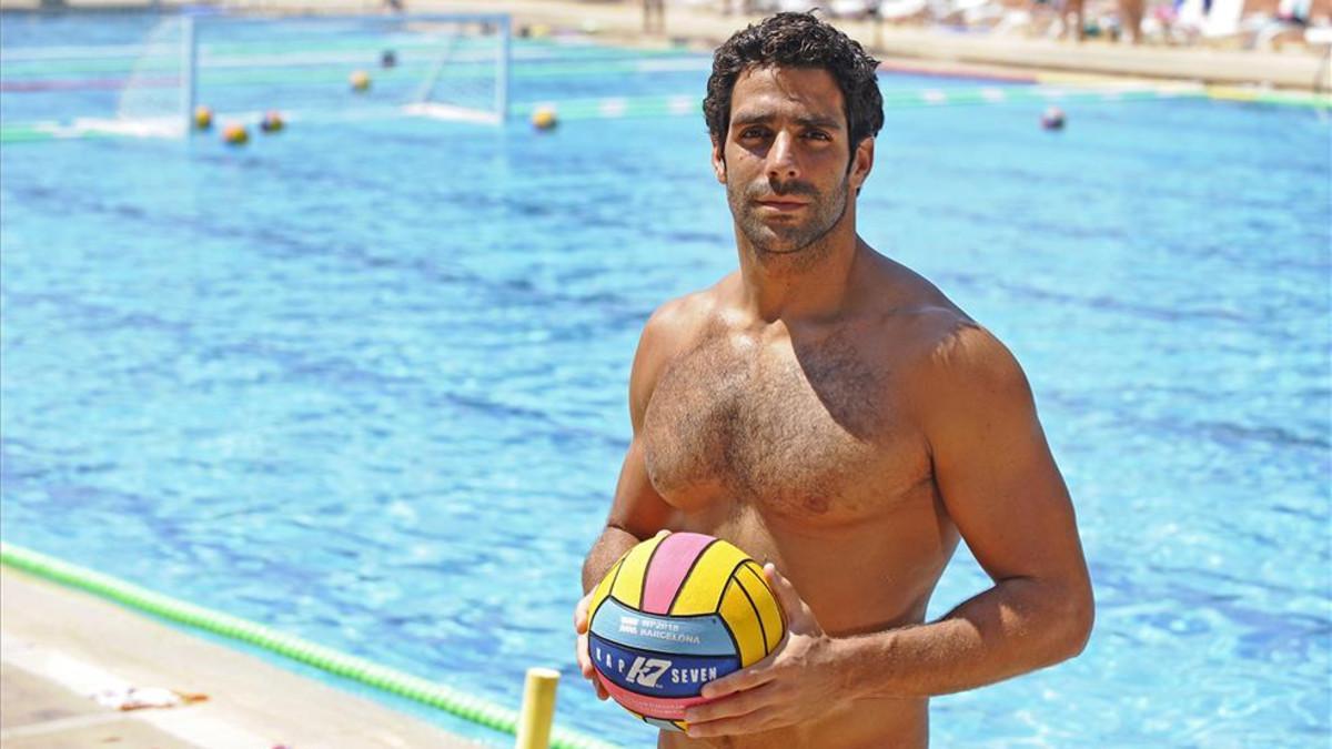 Marc Minguell, capitán de la selección masculina de waterpolo