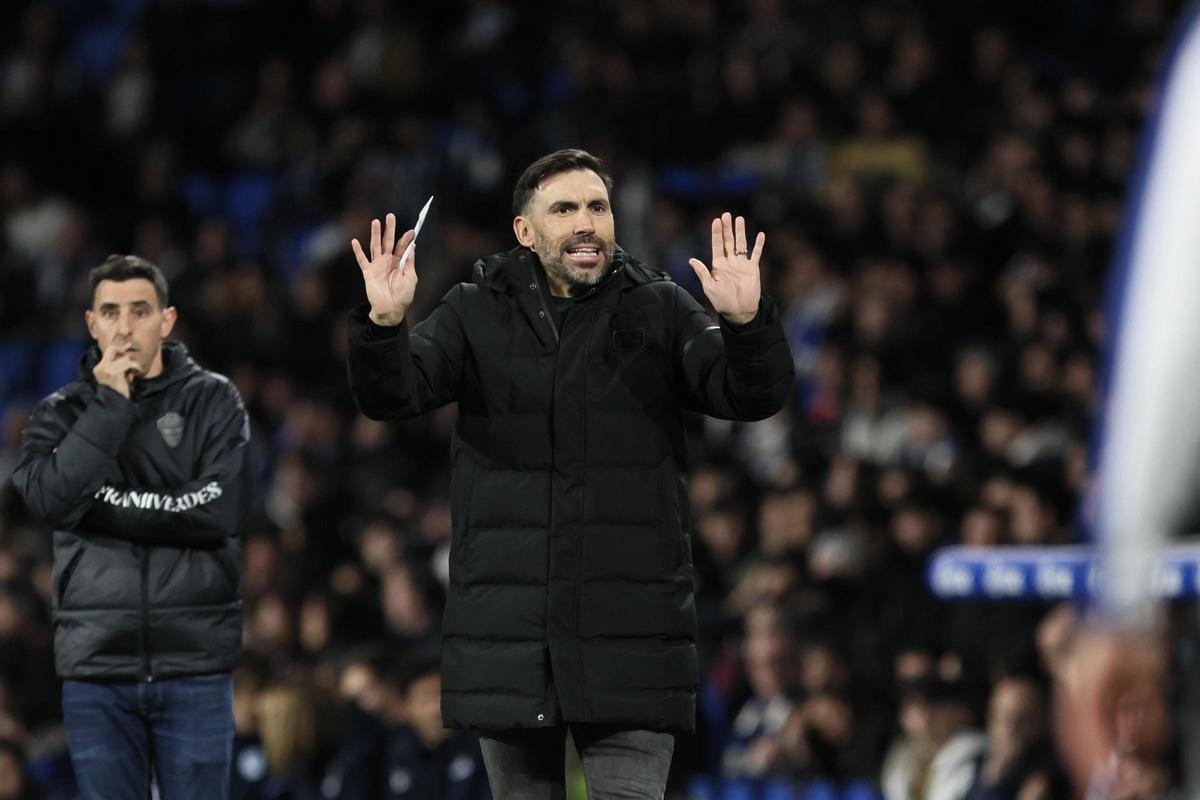 Eder Sarabia, durante el partido entre Real Sociedad y Elche