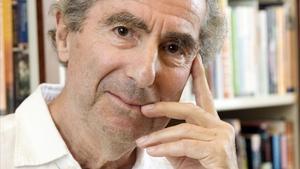 Philip Roth posa per a una foto a les oficines de la seva editorial Houghton Mifflin.