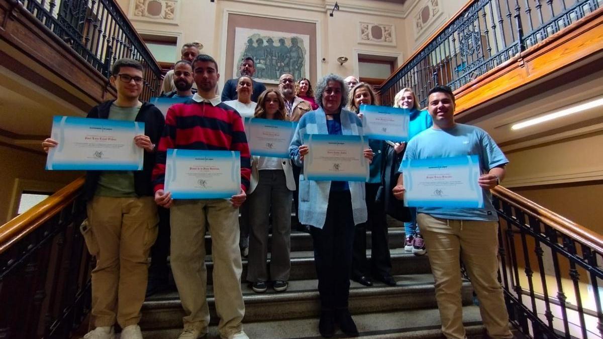 Los premiados en la pasada edición.