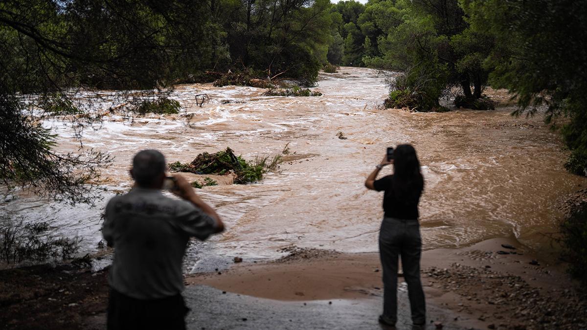 Intensas lluvias en LAmetlla de Mar