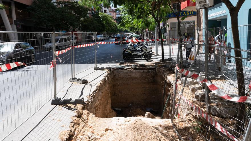 Patrimonio recibe la solicitud para cubrir el hueco de la avenida Europa de Badajoz