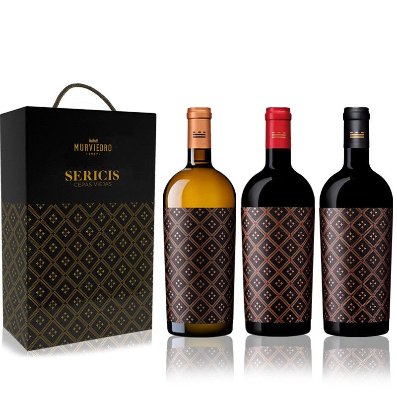 La colección Sericis agrupa las uvas más representativas: Bobal, Merseguera y Monastrell.